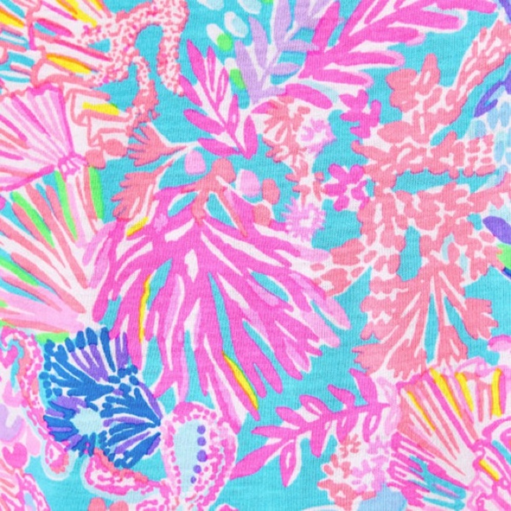 Lilly Pulitzer Winona Knit Tunic Top Multi Splendor In The Sand - Picture 4 of 4